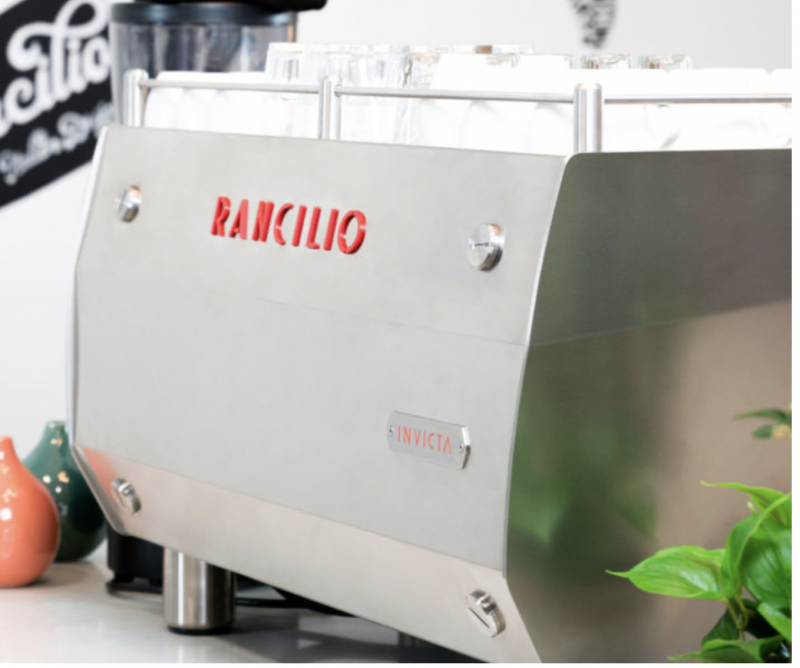 View of a Rancilio Espresso Machine from Behind